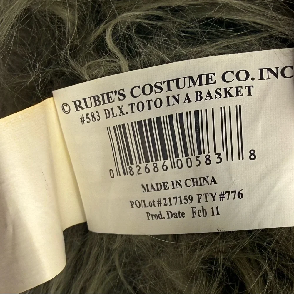 Rubies The Wizard of Oz Toto Plush Stuffed Toy Costume Prop - Picture 7 of 7